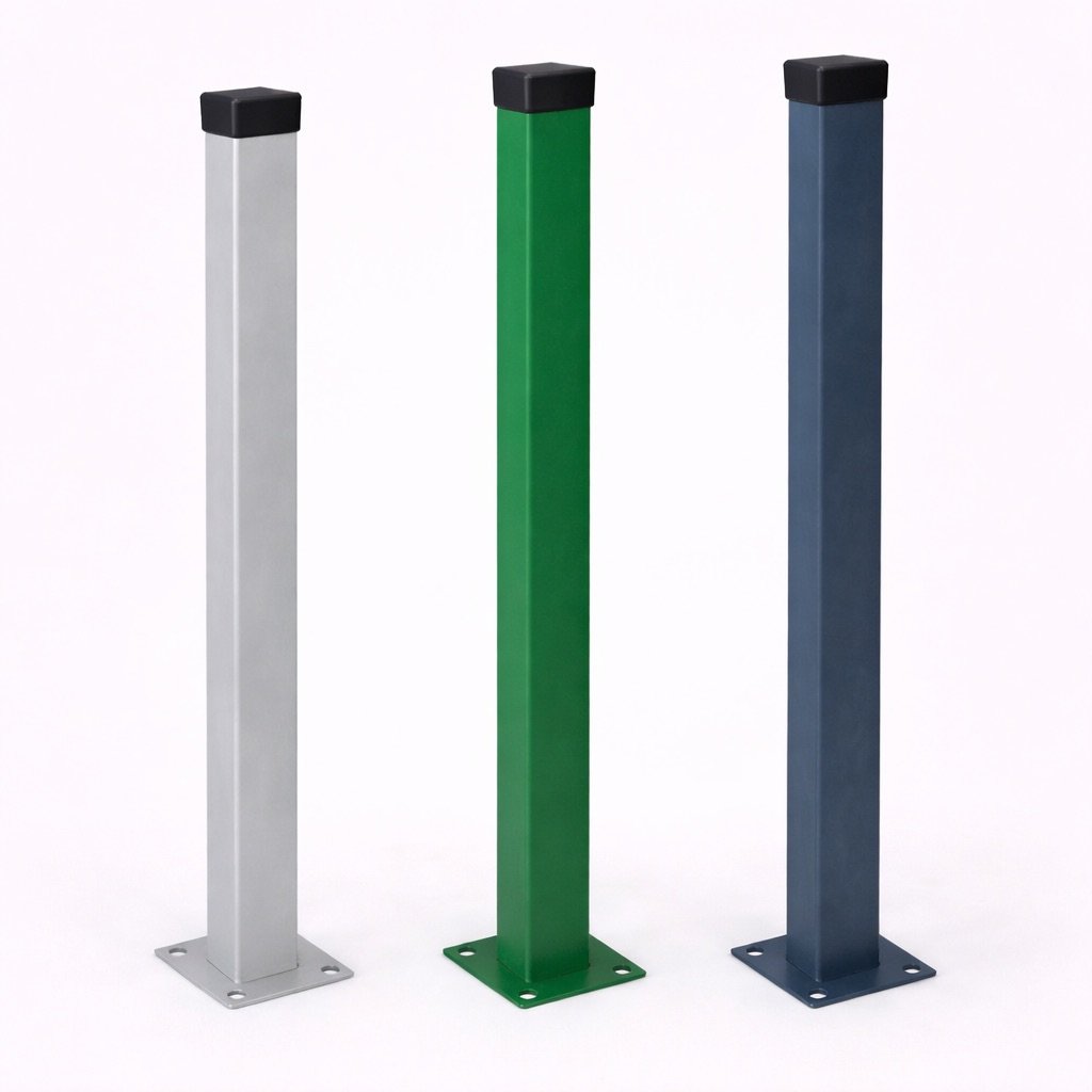 Plotový stĺpik 60×40 mm s platničkou